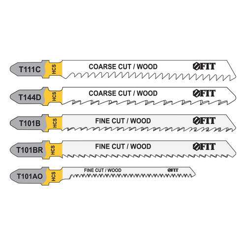 Набор полотен для электролобзика 5 шт. FIT 41010 в Аксон