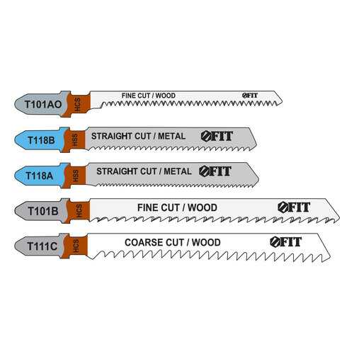 Набор полотен для электролобзика 5 шт. FIT 41011 в Аксон