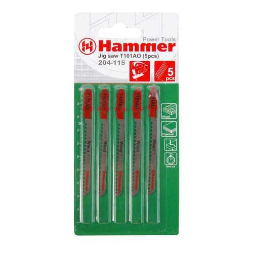 Пилка для лобзика Hammer Flex 204-115 JG WD (30559) в Аксон