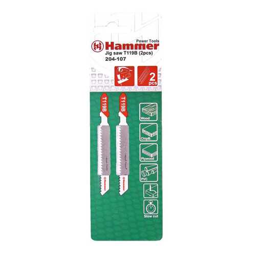 Пилка по дереву для лобзика Hammer 30567 в Аксон