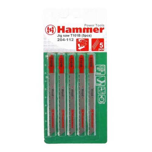 Пилки для лобзика HAMMER JG WD T101B (5шт,) в Аксон