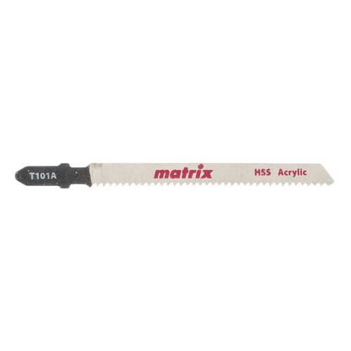 Пилки для лобзика MATRIX по пластику, 3 шт T101A, 72 x 2 мм HSS 78232 в Аксон
