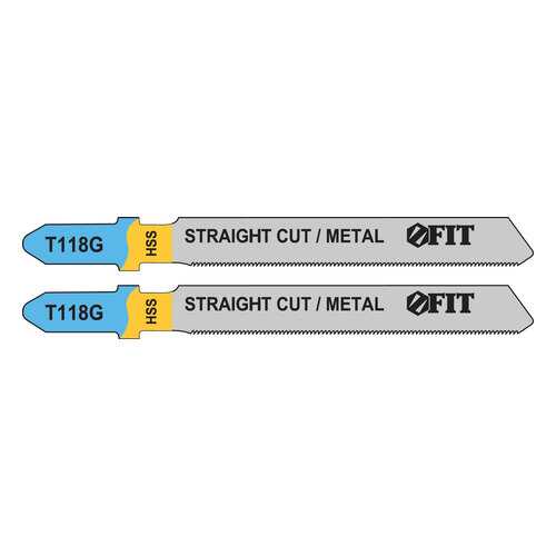 Пилки для лобзиков по металлу, 76/51/0,7 мм (Т118G), 2 шт. FIT 40963 в Аксон