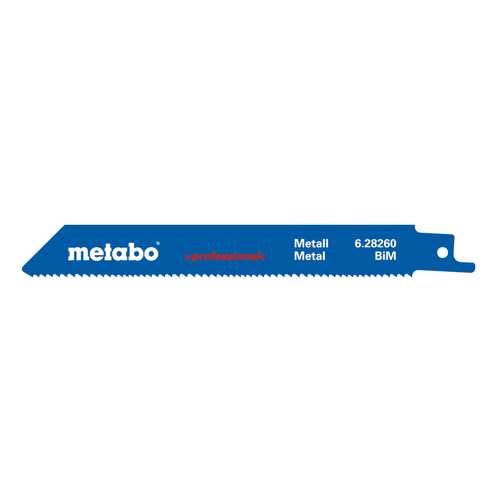 Полотно по металлу для сабельных пил metabo 628260000 в Аксон