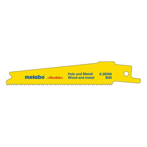 Полотно универсальное для сабельных пил metabo 628266000 в Аксон