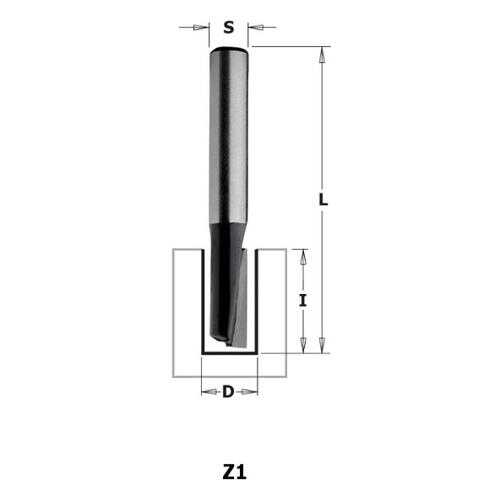 Фреза CMT Ф10мм S8мм I20мм (K911-100) в Аксон