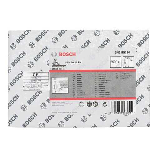 Гвозди для электростеплера Bosch GSN 90-21 RK, SN21RK 90 2608200031 в Аксон