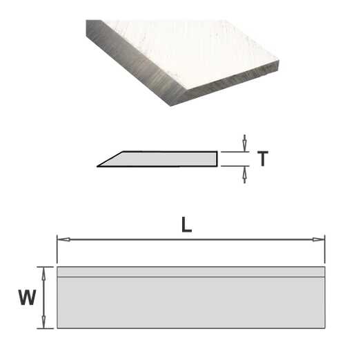 Комплект из 2-х ножей 1050x35x3 HS 792.997.35 в Аксон