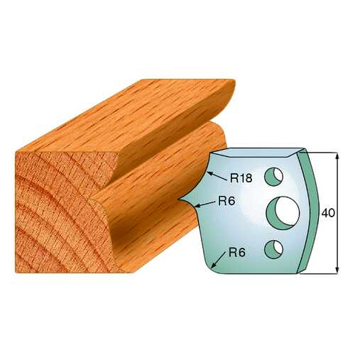 Комплект из 2-х ножей 40x4 SP CMT 690.046 в Аксон