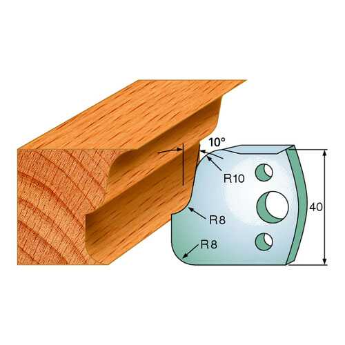 Комплект из 2-х ножей 40x4 SP CMT 690.059 в Аксон