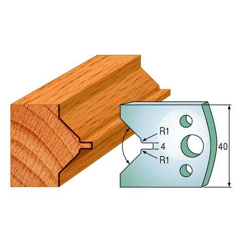 Комплект из 2-х ножей 40x4 SP CMT 690.072 в Аксон
