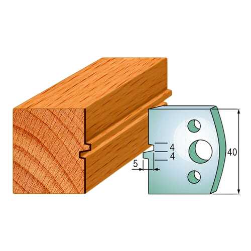 Комплект из 2-х ножей 40x4 SP CMT 690.074 в Аксон