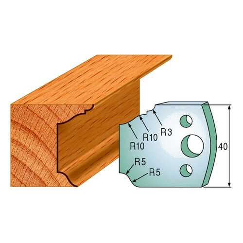 Комплект из 2-х ножей 40x4 SP CMT 690.079 в Аксон