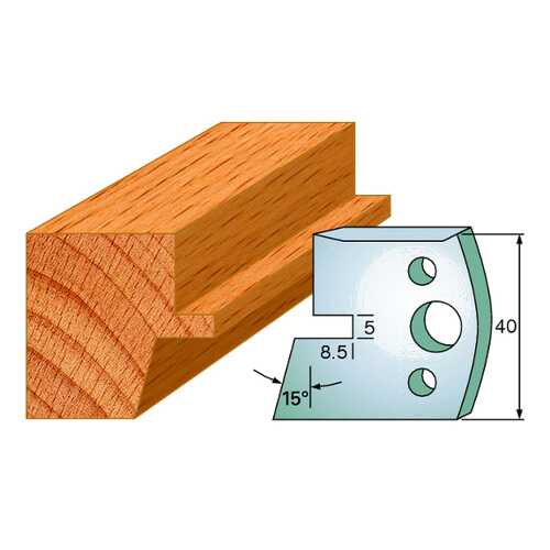 Комплект из 2-х ножей 40x4 SP CMT 690.085 в Аксон