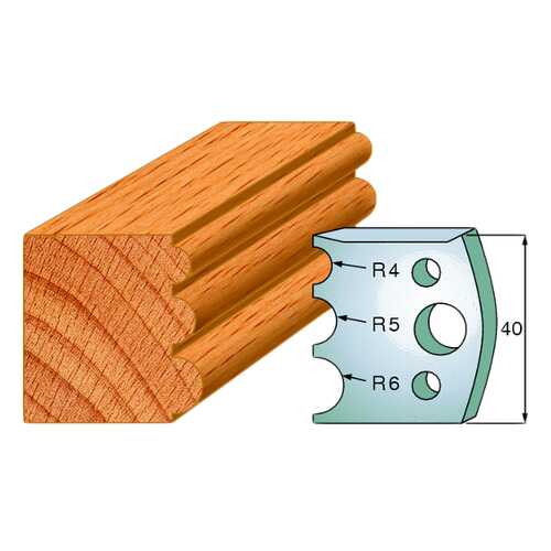 Комплект из 2-х ножей 40x4 SP CMT 690.090 в Аксон
