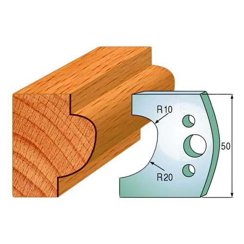Комплект из 2-х ножей 50x4 SP CMT 690.504 в Аксон