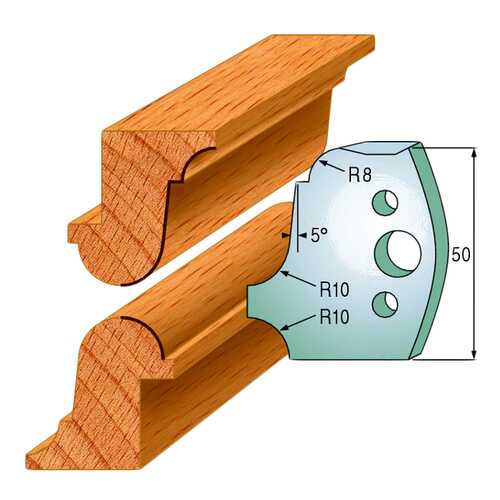 Комплект из 2-х ножей 50x4 SP CMT 690.557 в Аксон