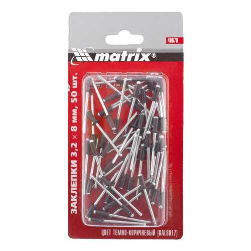 Заклепки для электрозаклепочников MATRIX 40680 в Аксон