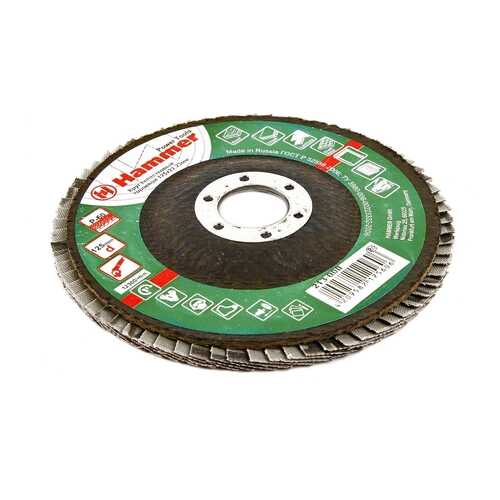 Диск лепестковый для угловых шлифмашин Hammer Flex 213-008 (29432) в Аксон
