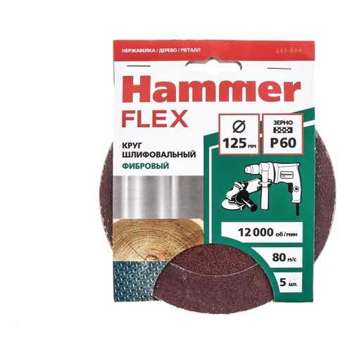 Круг фибровый HAMMER 243-009 в Аксон