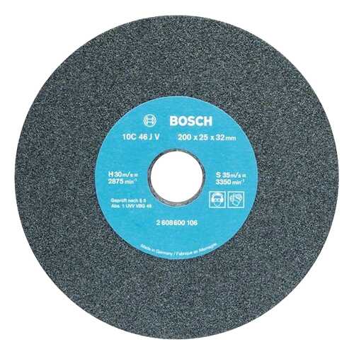 Круг шлифовальный Bosch SiC 200Х25Х32 MM Д/GSM200 2608600106 в Аксон