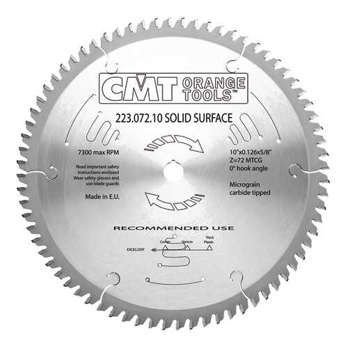 Диск пильный 250x30x3,2/2,5 0° MTCG Z=72 223.072.10M в Аксон