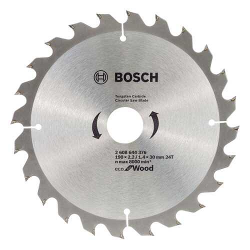 Диск по дереву Bosch ECO WO 190x30-24T 2608644376 в Аксон