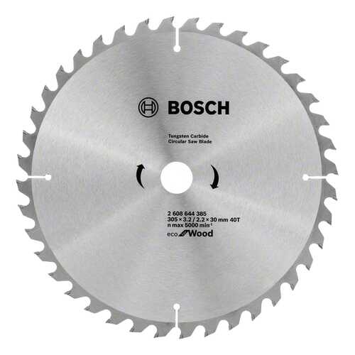 Диск по дереву Bosch ECO WO 305x30-40T 2608644385 в Аксон