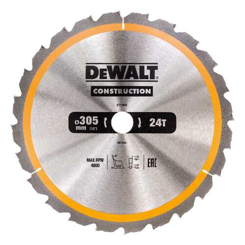 Диск по дереву для дисковых пил DeWALT DT1958-QZ в Аксон