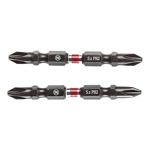 Бита Hammer Flex 203-176 PH-2*PH2 двусторонняя 65мм, 2шт, 362946 в Аксон