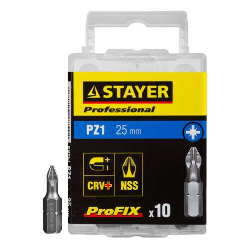 Бита PZ для шуруповерта Stayer 26221-1-25-10_z01 в Аксон