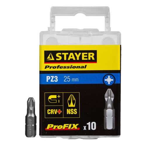 Бита PZ для шуруповерта Stayer 26221-3-25-10_z01 в Аксон