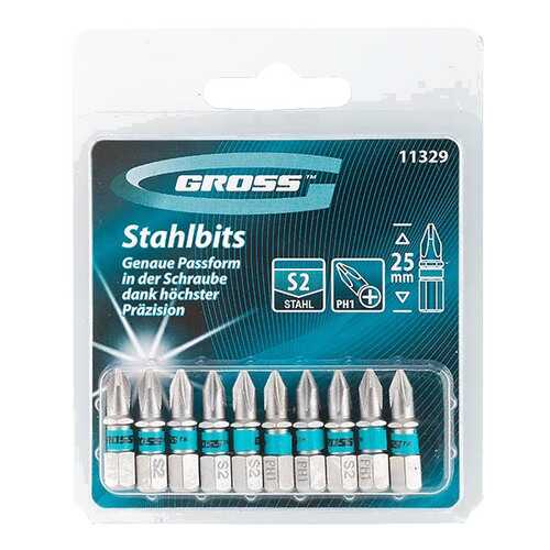 Биты для дрелей, шуруповертов GROSS 11329 в Аксон