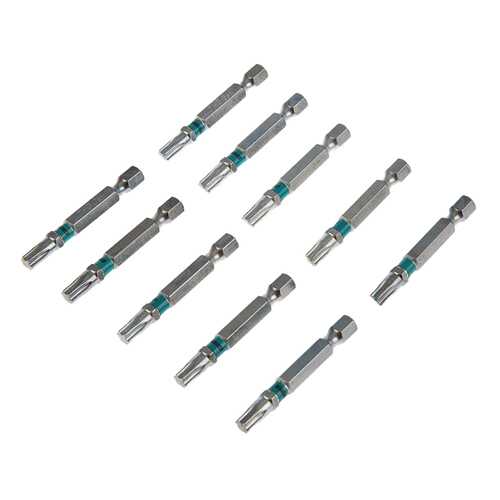 Биты для дрелей, шуруповертов GROSS TORX 30х50, сталь S2, 10 шт 11472 в Аксон