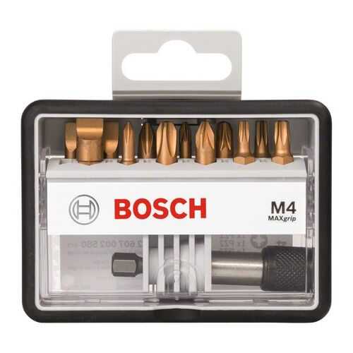 Набор бит для дрелей Bosch TIN+ДЕРЖАТЕЛЬ, PH/PZ/T/S 25мм , RL 2607002580 в Аксон