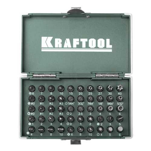 Набор бит для дрелей, шуруповертов Kraftool 26065-H50 в Аксон