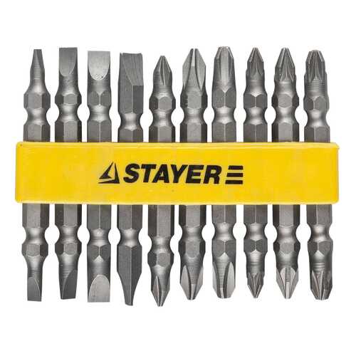 Набор бит для дрелей, шуруповертов Stayer 2605-H10_z01 в Аксон