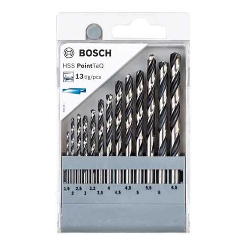 Набор сверл Bosch HSS PointTeQ 2608577349, 13 шт. в Аксон