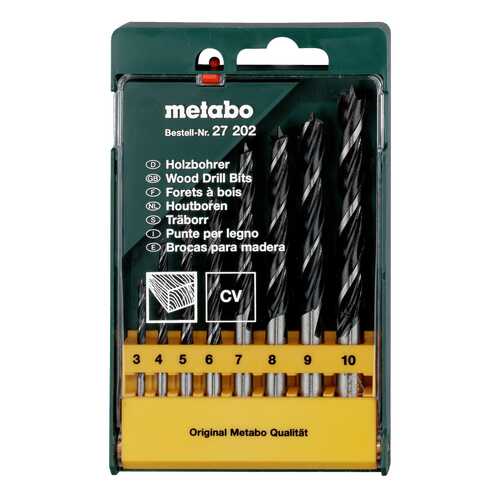 Набор сверл по дереву для дрелей, шуруповертов metabo 627202000 в Аксон