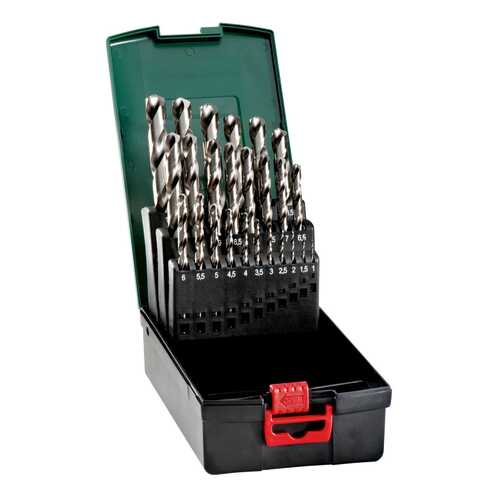 Набор сверл по металлу для дрелей, шуруповертов metabo 627098000 в Аксон