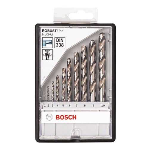 Сверло универсальное Bosch HSS-G, ЗАТОЧКА 135, ROBUST LINE 2607010535 в Аксон