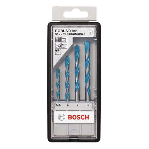 Сверло универсальное Bosch MULTICONSTRUCTION, ROBUST LINE 2607010522 в Аксон