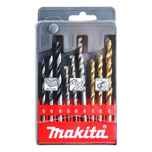 Универсальный набор сверл для дрелей, шуруповертов Makita D-08660 в Аксон