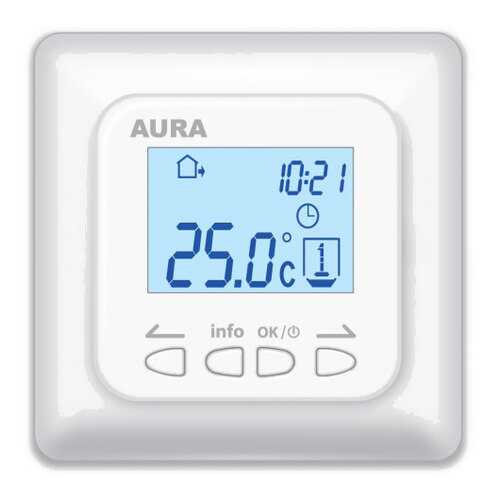 Терморегулятор для теплых полов Aura Technology LTC 730 белый в Аксон