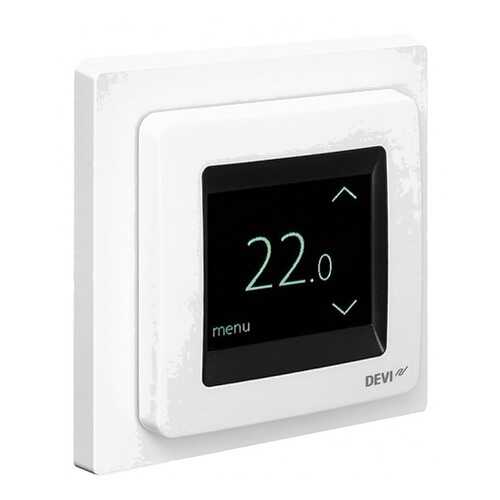 Терморегулятор для теплых полов Devi Devireg Touch Polar White в Аксон