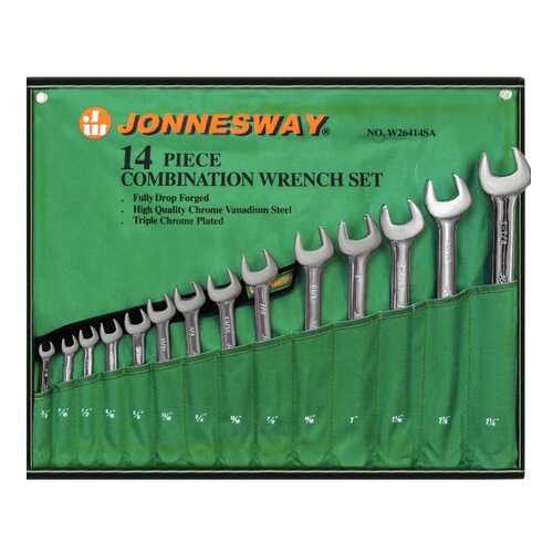 Набор комбинированных ключей JONNESWAY W26414S в Аксон