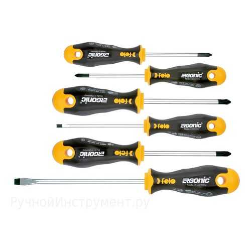 Felo Набор отверток Ergonic 6 шт в упаковке 40096118 в Аксон