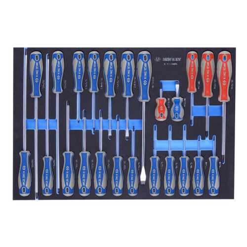 KING TONY Набор отверток, ложемент, 24 предмета 9-31124MRV в Аксон