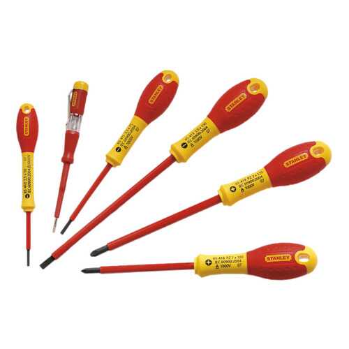 Набор отверток электрика Stanley FatMax 0-65-443 6 предметов (PZ) в Аксон