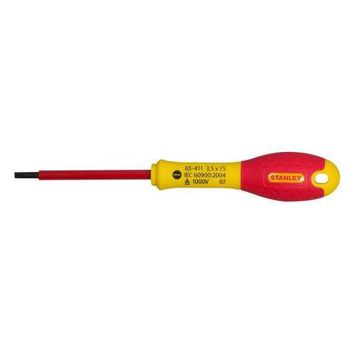 Отвертка Stanley FatMax SL 3.5х75 мм. 1000V. 0-65-411 в Аксон